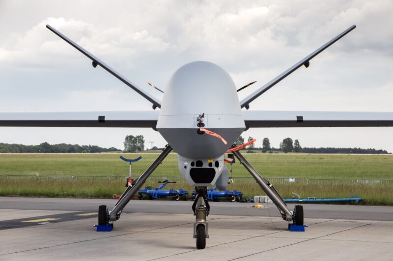 military drone application