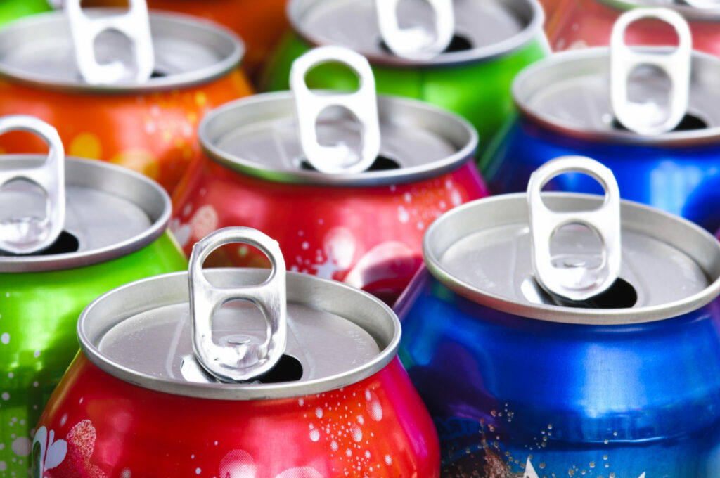 soda cans